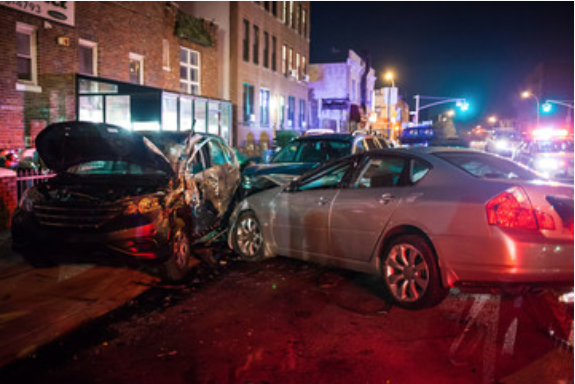 car hit by other car
