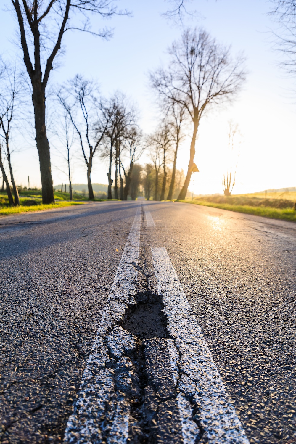 broken road